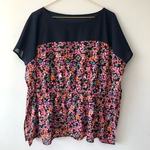 LOFT Floral Blouse